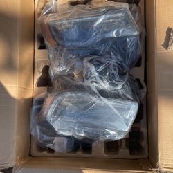 Vland 2014-22 Jeep Grand Cherokee (wk2) Headlights Full Led W/startup Animation And Blue Delivery (black) Model Yea-square-0508-14