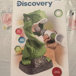 Discovery Hungry T-Rex Dinosaur Feeding Game Foam Ball Launcher