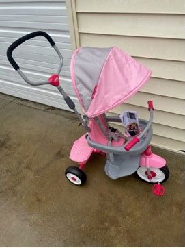 New, Price Firm, Radio Flyer, 4-in-1 Stroll 'n Trike, Grows with Child, Pink
