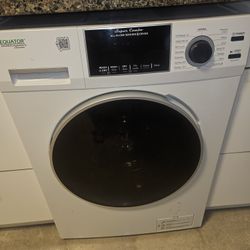 All-in-One Washer Dryer Combo Ventless 110V in White