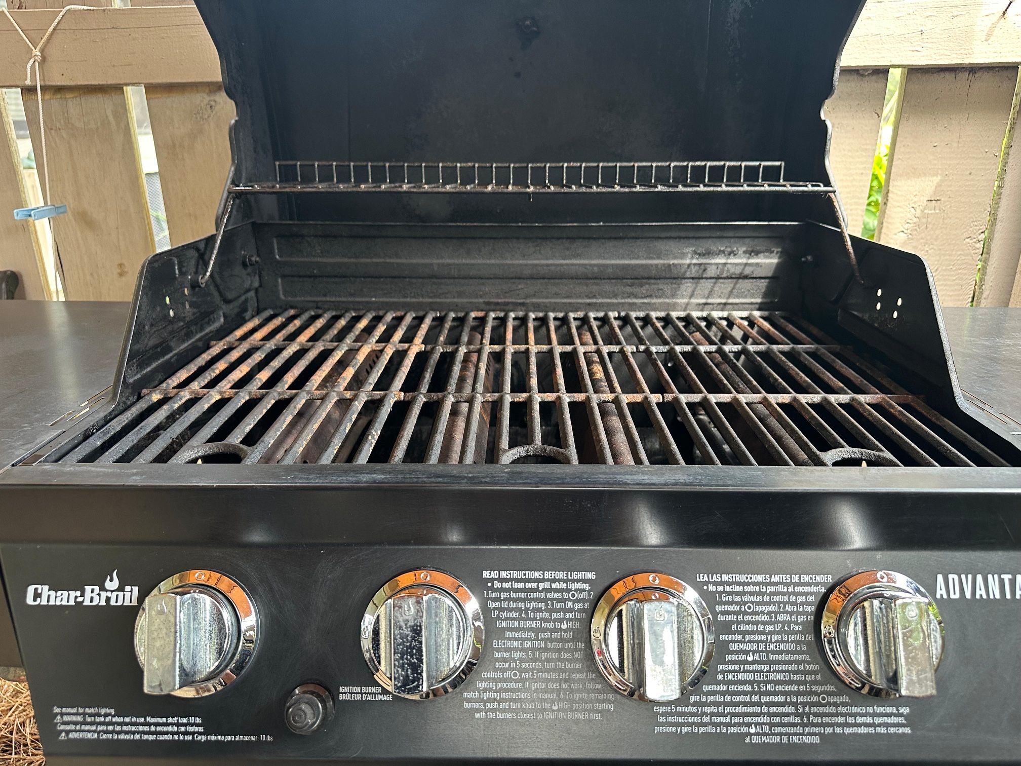 Grill + Propane Cylinder
