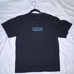 Empyre Graffiti Embroidered Black T-Shirt Size Small