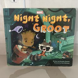Night Night, Groot from Marvel, featuring characters Groot and Rocket Raccoon