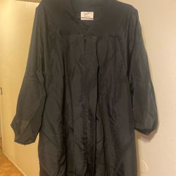 Black Graduation Gown 