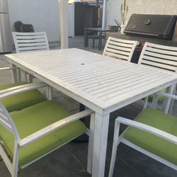 Outdoor Dining Table Patio Furniture Set