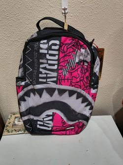 Sprayground Shark Mouth Graffiti Backpack