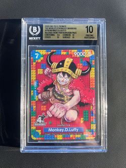 Beckett 10 4th anniversary Luffy Lego