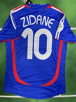 Retro France 2006 WC Home Jersey Zidane/10 Size Small 