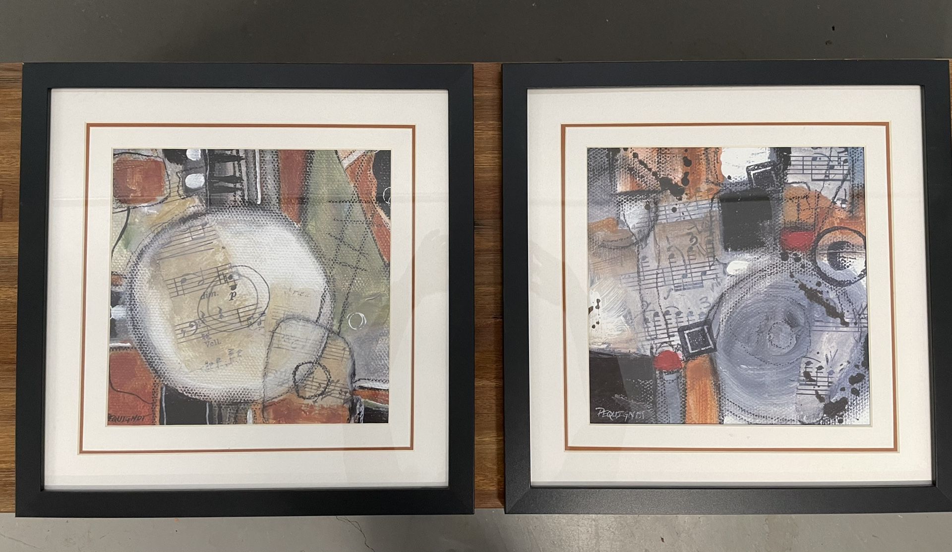Framed Artwork: Set of 2