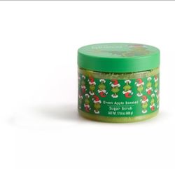 The Grinch Green Apple Scented Sugar Scrub Christmas Holiday Gift 17.6oz