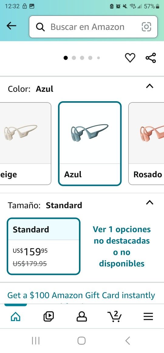 SHOKZ OPENRUN PRO EAR BLUETOOTH SPORT HEADPHONES. $ 100.00