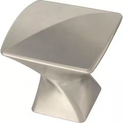 Liberty Modern Twist Cabinet Knob Satin Nickel, 11 Available