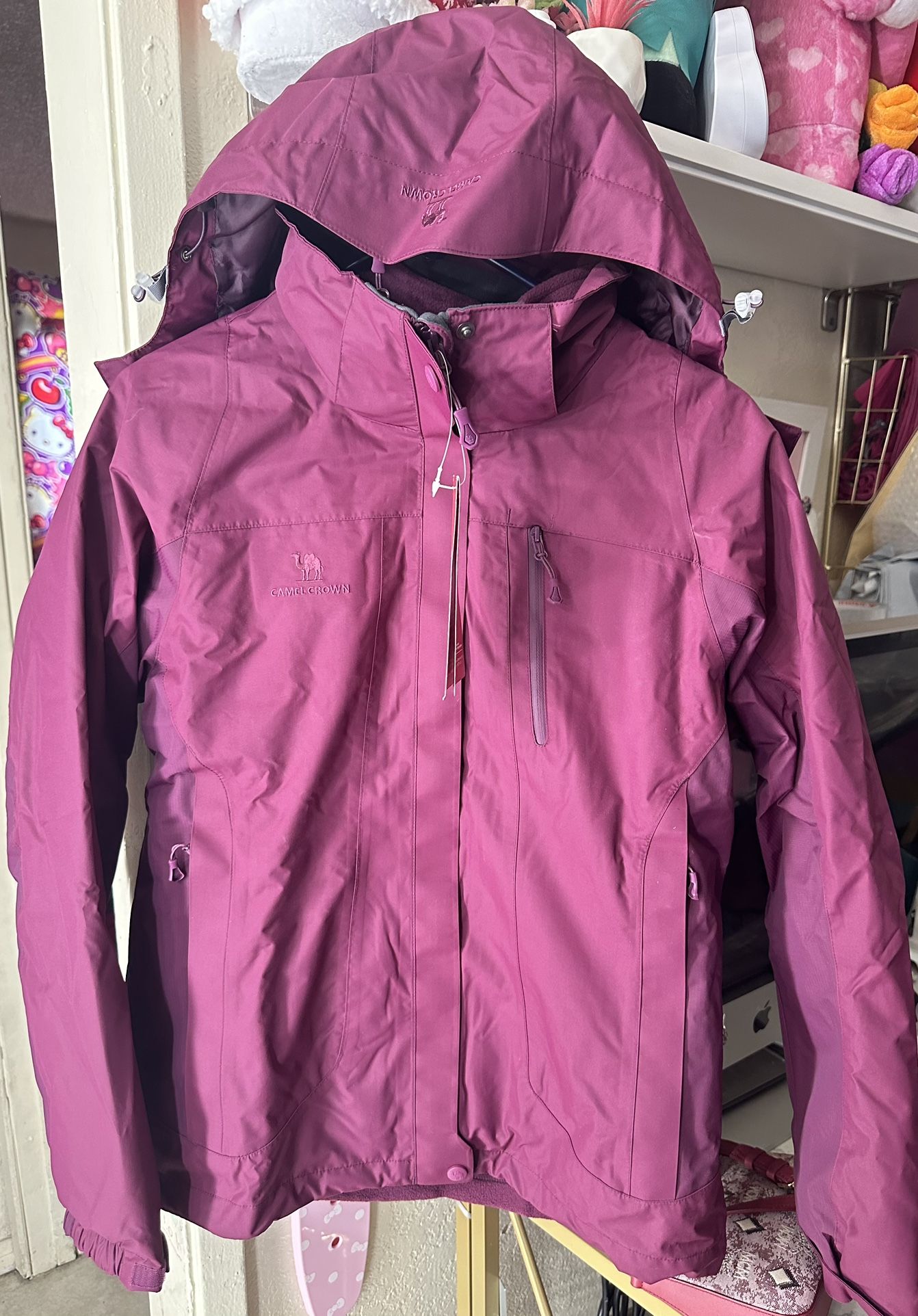 Camel Crown Women’s Ski Jacket Waterproof