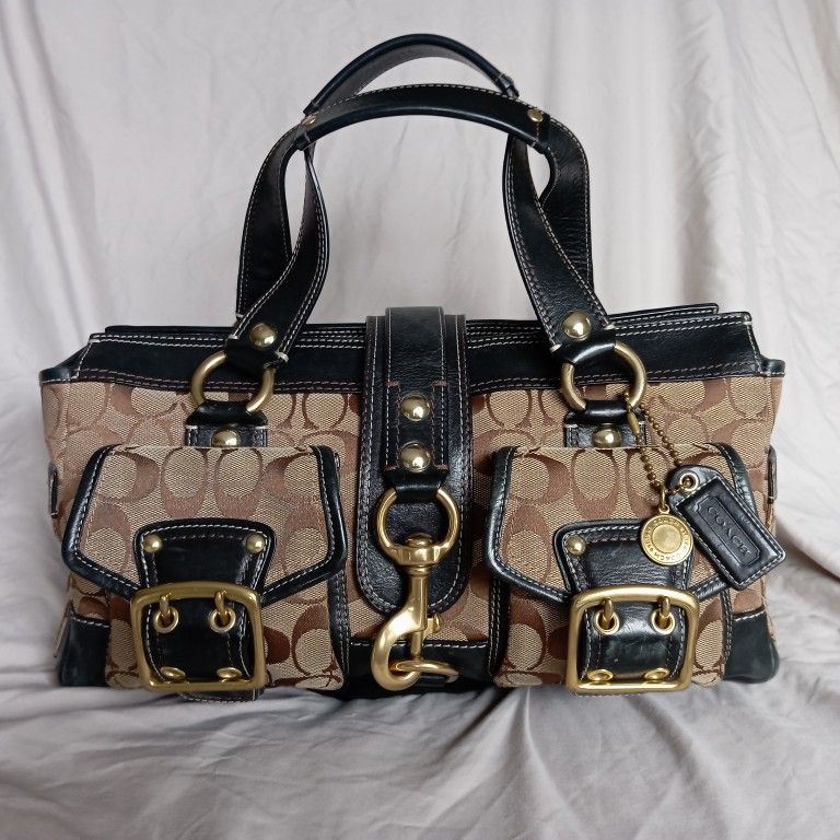 Coach Bag Mandy 65th Anniversary Legacy Satchel 10341 Handbag