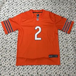 NFL Chicago Bears Orange Jersey #2 Moore 
