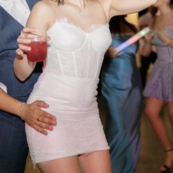 Mini Lace Bridal Dress 