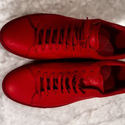 Oliver Cabell Red Leather Sneakers Size 45 EU/11.5 US