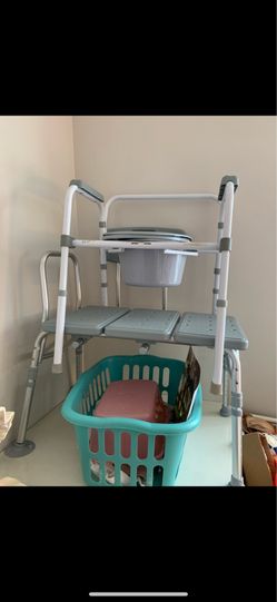 Toilet Commode and Shower Bench $40