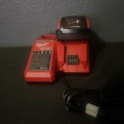Milwaukee Battery 2.0 And Charger