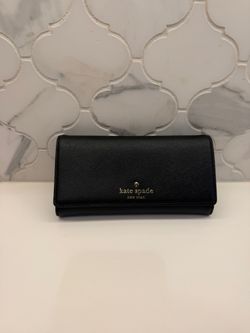 Kate Spade Black Leather Wallet – Excellent Condition