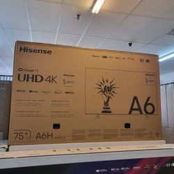 75" Hisense 4k Smart LED TV 