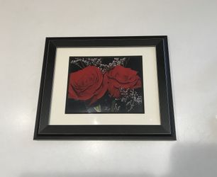 Framed with Black and White Trim Picture, Size 17x 14.5