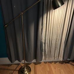 Ikea brass floor lamp