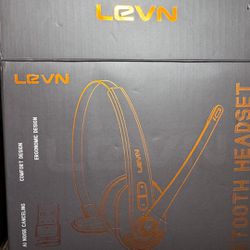 LEVN Wireless Headset, Bluetooth Headset with Microphone