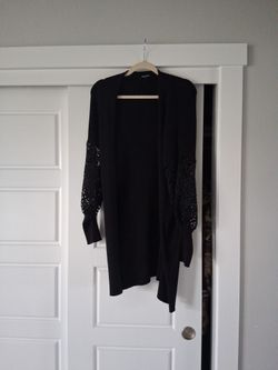 XS Black Express Cardigan