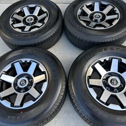 2024 Toyota 4Runner 17 Inch Rims With 265/70/17 Bridgestone Tires With Only 1000 Miles No Tpms $900 Cash Only Pickup Only 