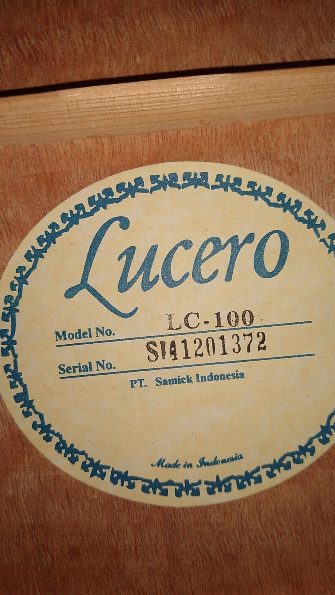 Lucero lc 100 acoustic guitar