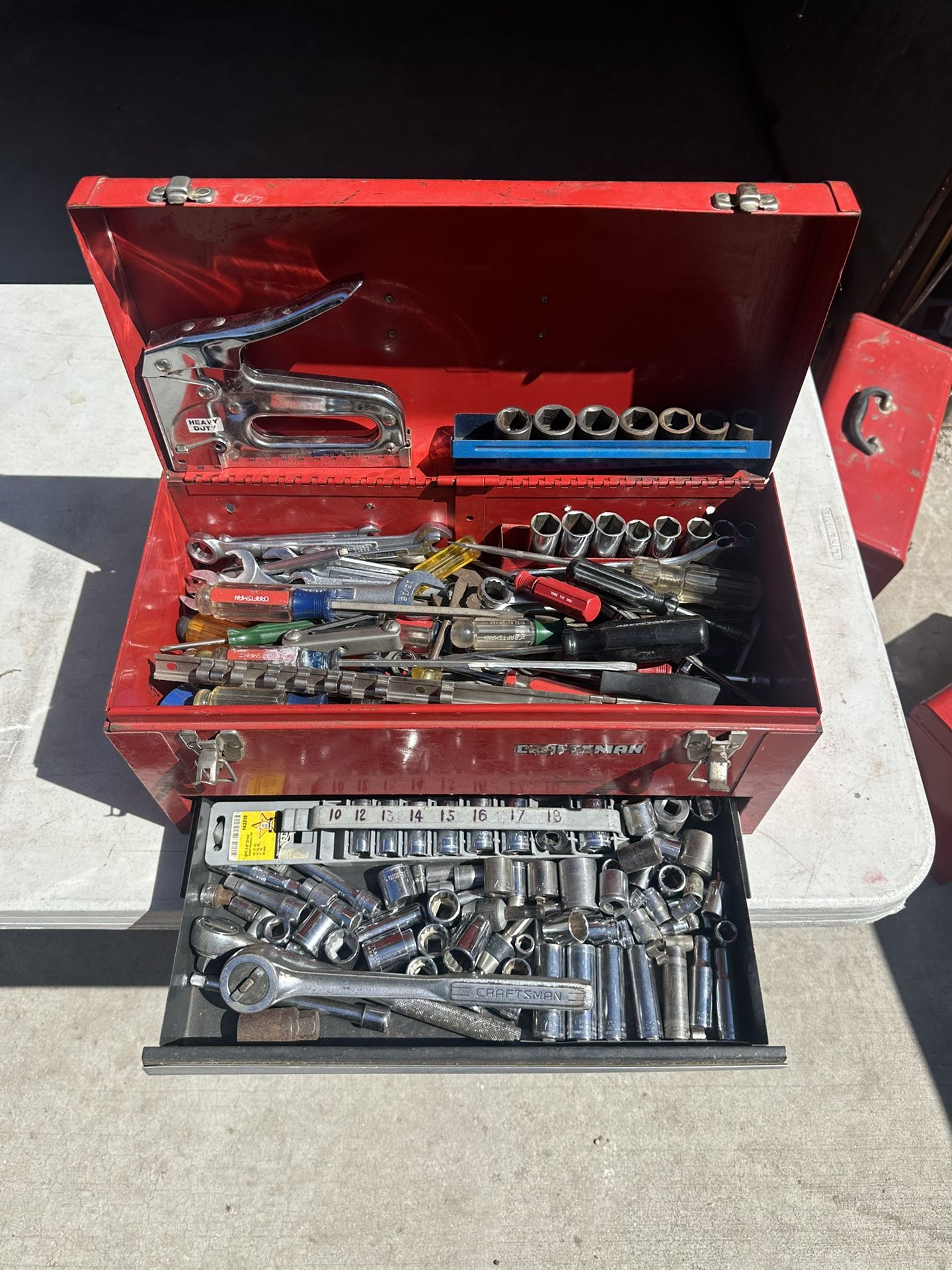Craftsman Tool Box With Tools