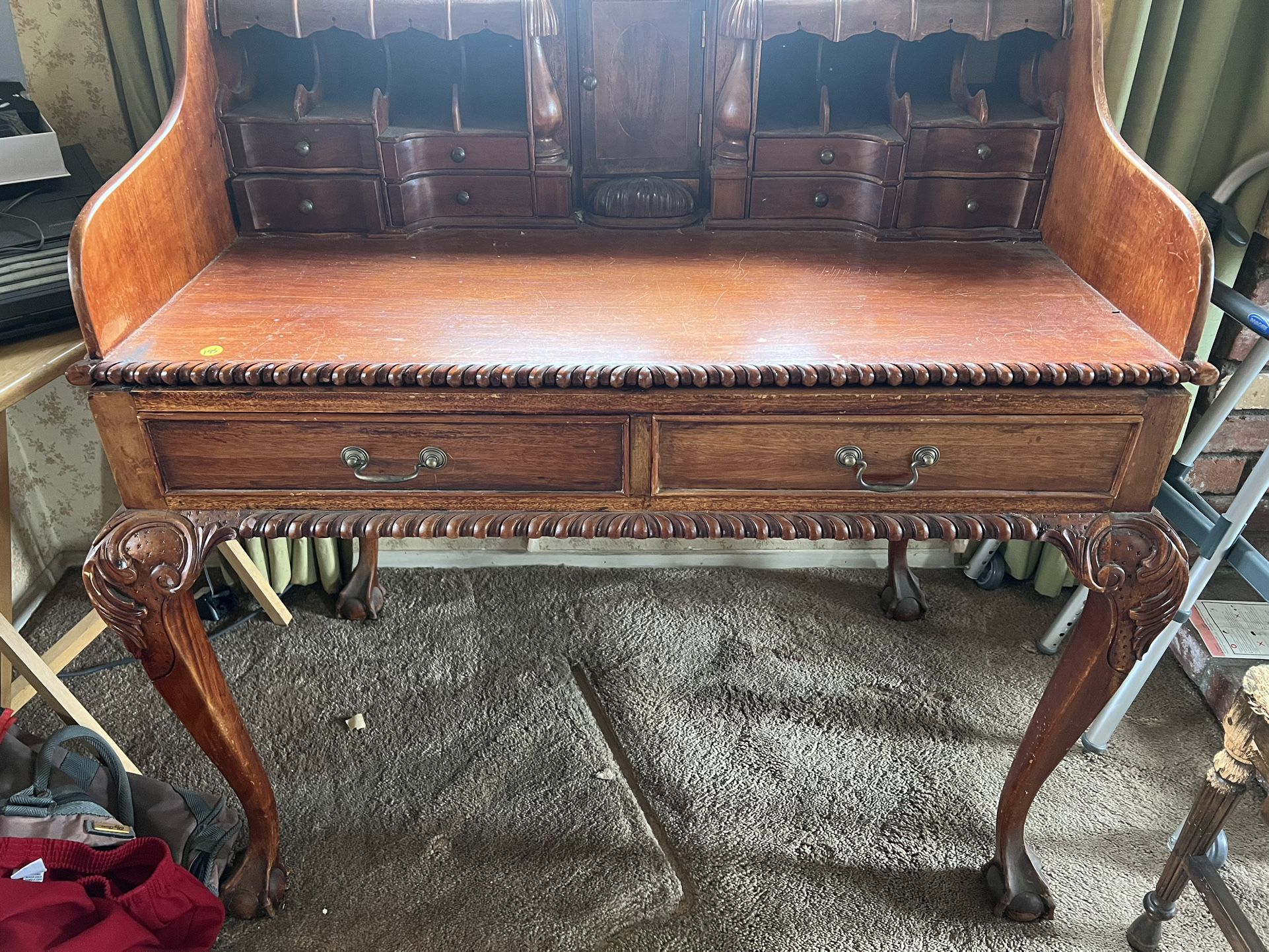 A Beautiful Antique Wooden Desk 