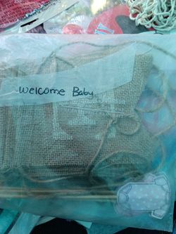 Welcome baby banner