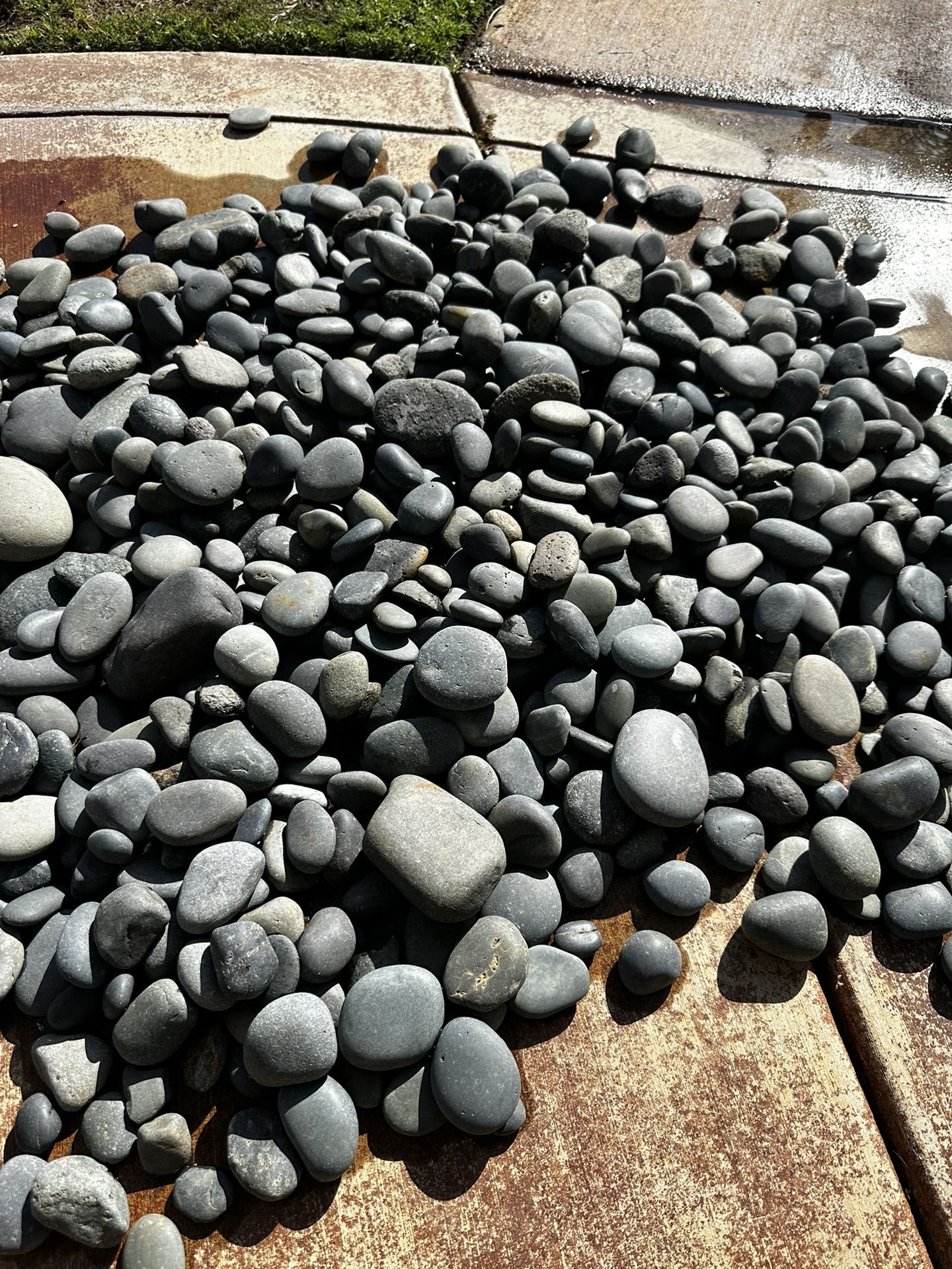 Grey Beach Pebbles