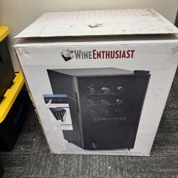 Wine Enthusiast Silent 18 Bottle Dual Zone Touchscreen Wine Cooler