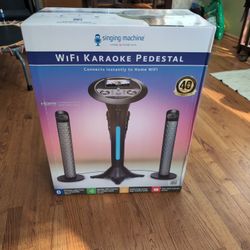 Singing Machine Karaoke Pedestal Bluetooth System