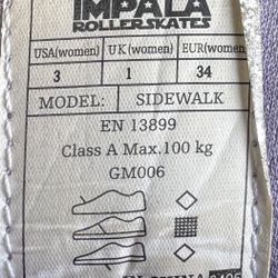 Youth Roller Skates Size