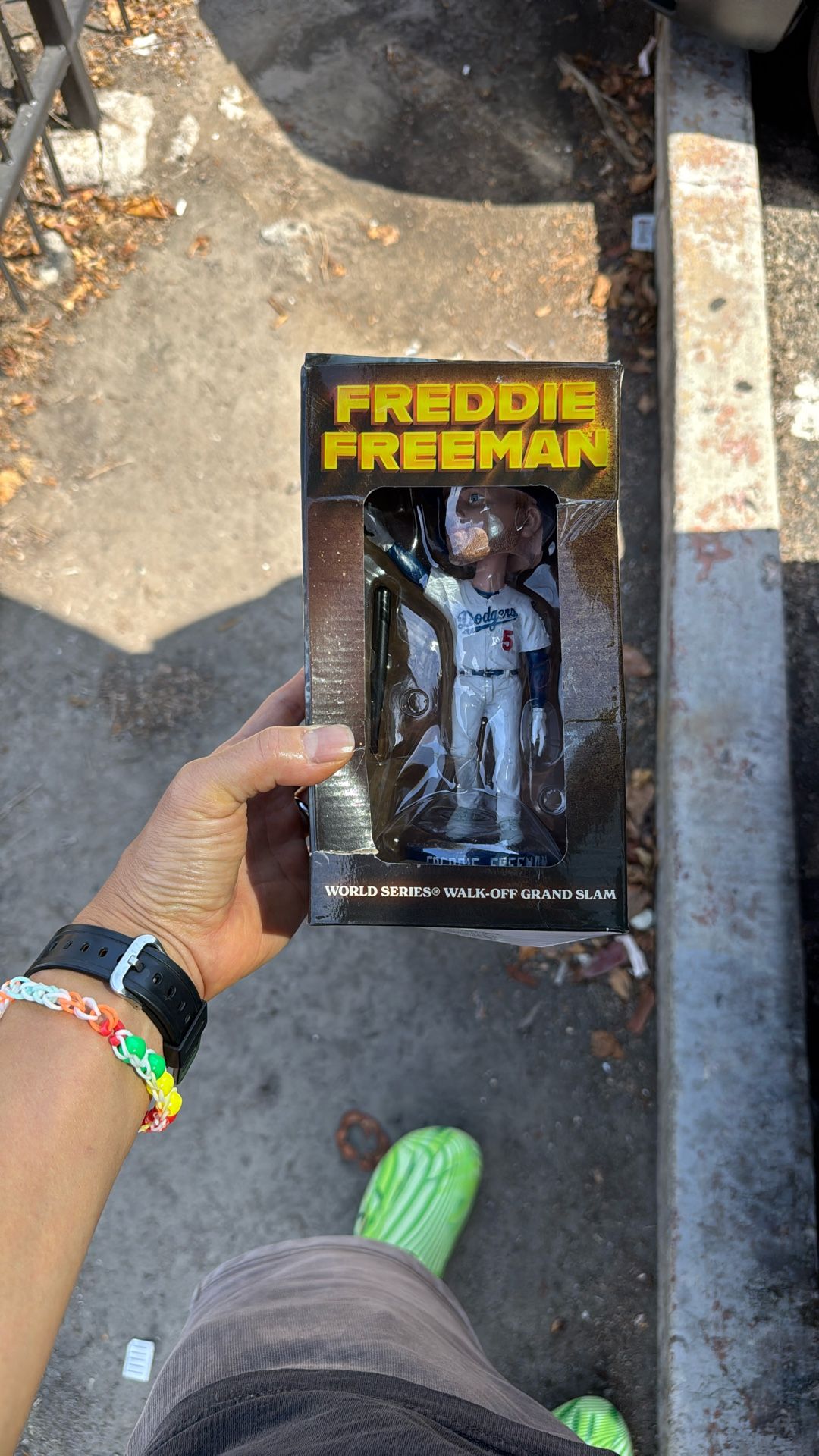 Freddie Walkoff Bobblehead Box Damaged