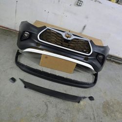 For 2020-2023 Toyota Highlander Front Bumper Cover Grille complete Assembly Kit
