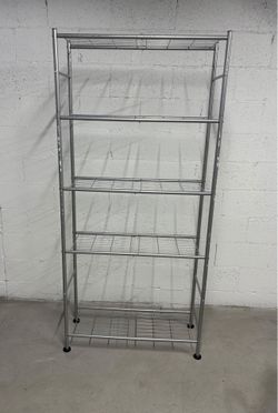 5-tier metal wire storage shelving