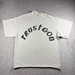 Kanye West CPFM Trust God Sunday Service Yeezy Mens S Oversized T Shirt RARE#10A