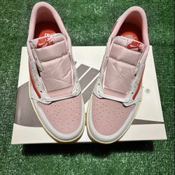 Travis Scott x Air Jordan 1 Low OG Shy Pink (Early Release) 👟