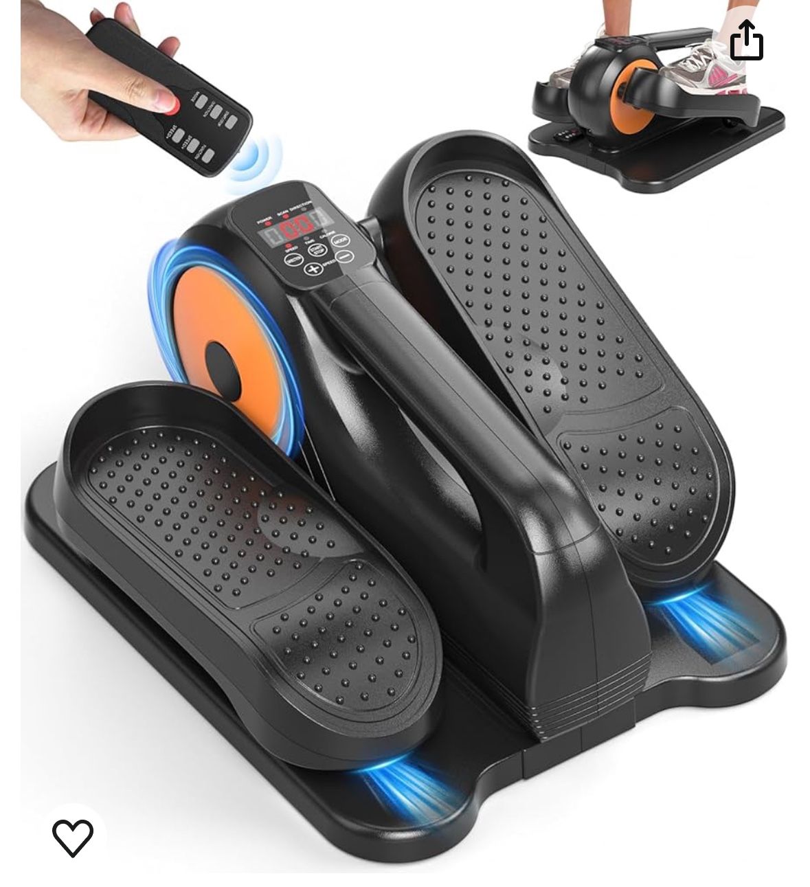 Under Desk Elliptical Elliptical Machines for Home Use Seated Elliptical Ellipse Leg Exerciser Exerciser for Seniors Portable Elliptical Under Desk Bi