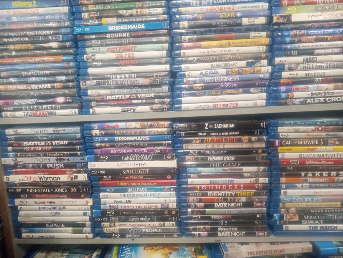 BLU-RAYs $2 Each