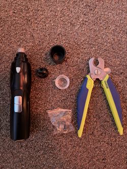 pet dog cat nail grinder and clipper  rechargeable
