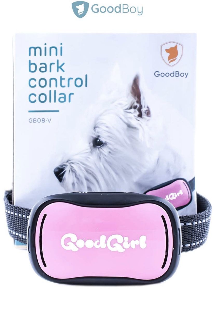 GoodBoy Small Rechargeable Dog Bark Collar for Tiny to Medium Dogs Weatherproof and Vibrating Anti Bark Training Device That is Smallest & Most Safe