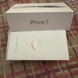 iPhone 5 (box only)