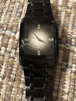 Remington Swarovski Crystal Stainless Steel Watch