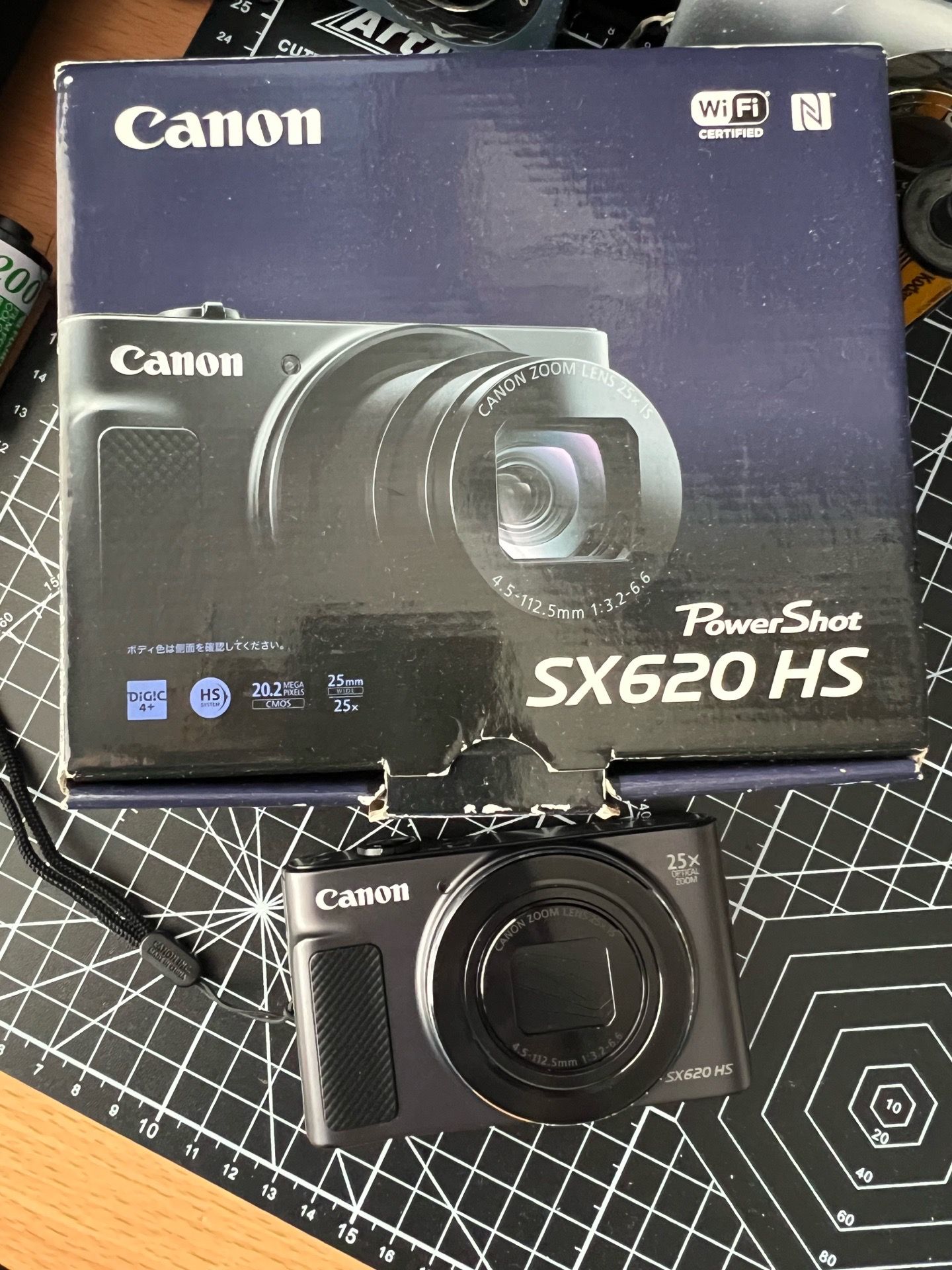 Canon Powershot SX620 HS 20.2 MP Black Digital Camera